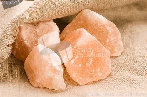 Image of Pink salt of Hymalayas. mineral 