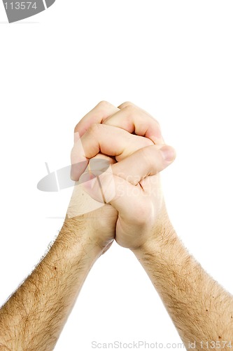 Image of Praying Hands Isolated