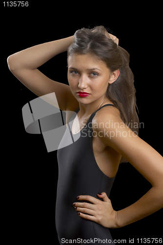 Image of Girl in swimming suit