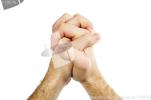 Image of Praying Hands Isolated