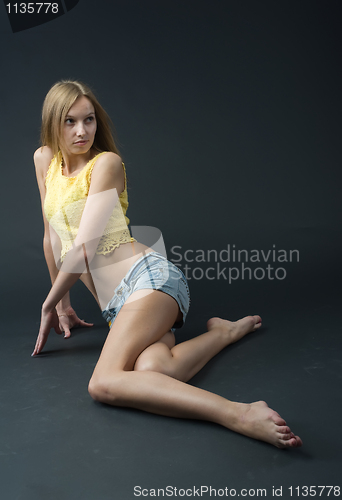 Image of Portrait of beautiful blonde