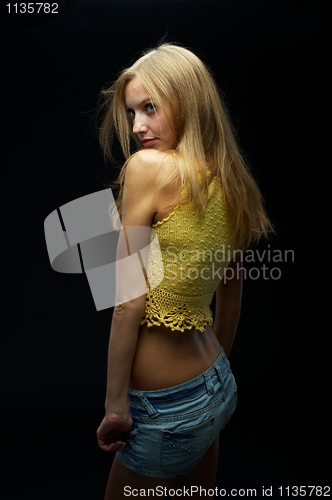 Image of Portrait of beautiful blonde