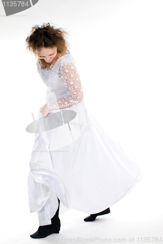 Image of Playful bride