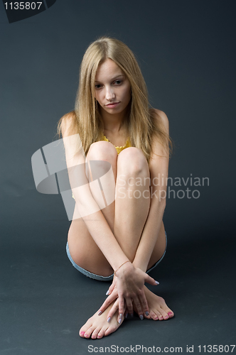 Image of Portrait of beautiful blonde