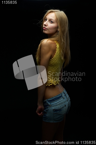 Image of Portrait of beautiful blonde