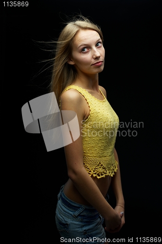 Image of Portrait of beautiful blonde