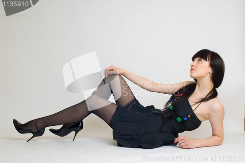 Image of Young beautiful woman