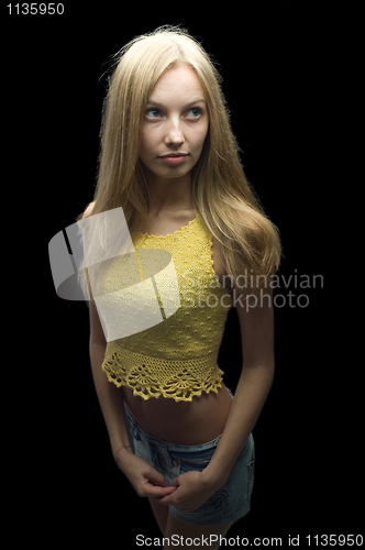 Image of Portrait of beautiful blonde