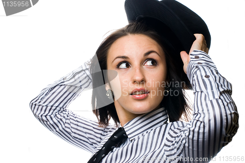 Image of Girl with tie