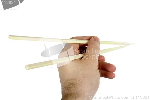 Image of Hand with Chopsticks