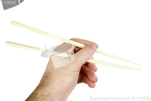 Image of Hand with Chopsticks