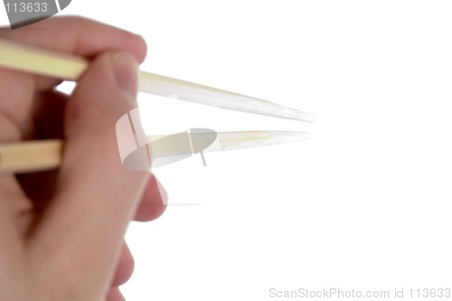 Image of Hand with Chopsticks