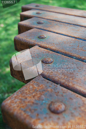 Image of rusty table