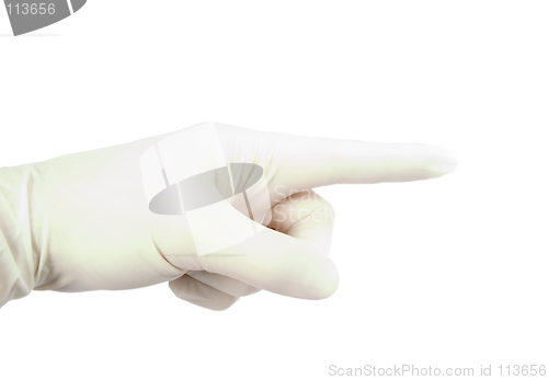 Image of Latex Glove on Hand