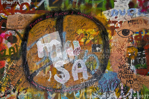 Image of Lennon wall