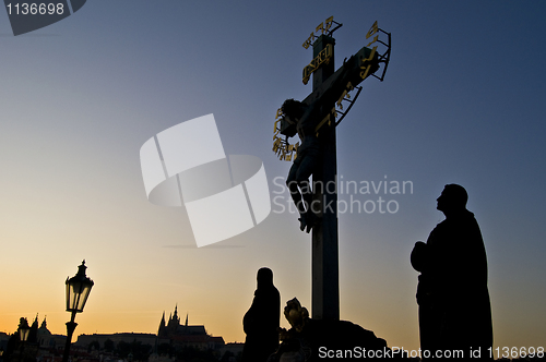 Image of Statue at the Charles bridge