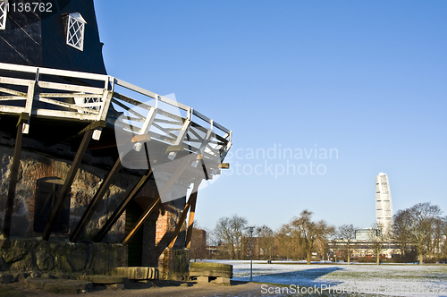 Image of Windmill and Turning Torso