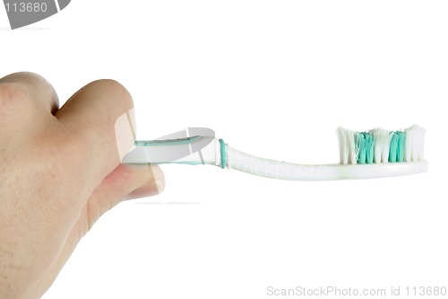 Image of Worn Out Toothbrush