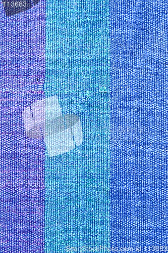 Image of Blue Cloth Texture