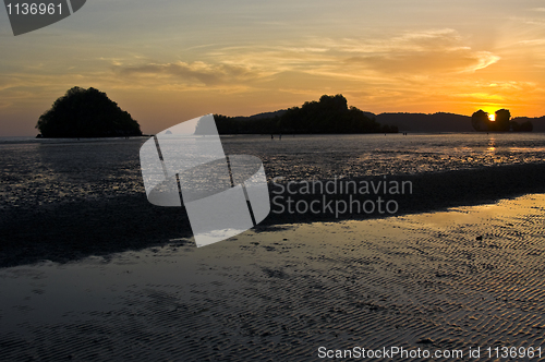 Image of Sunset at the Andaman Sea