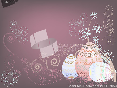 Image of easter eggs