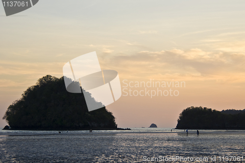 Image of Sunset at the Andaman Sea