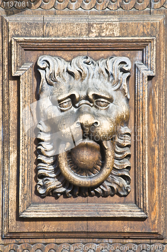 Image of Wooden lion