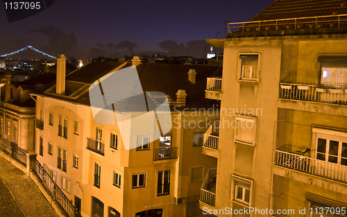 Image of Lisbon at night