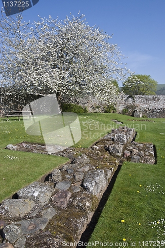 Image of Foundations of Melrose Abbey