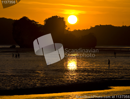 Image of Sunset at the Andaman Sea
