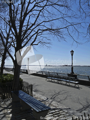 Image of Sitting at the Hudson river