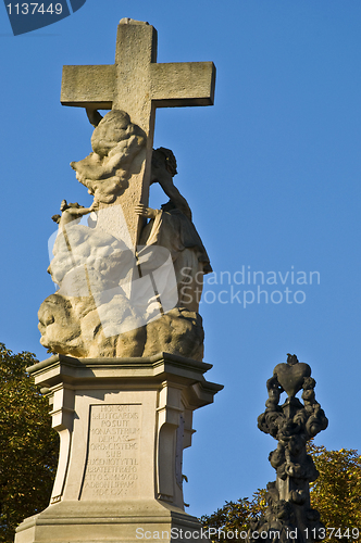Image of Statue at the Charles bridge