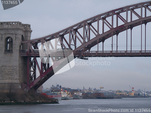 Image of Railroad bridge and Port Morris