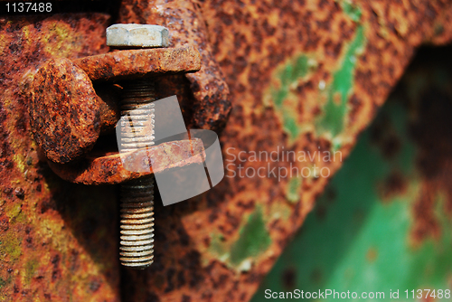 Image of Rusty screw
