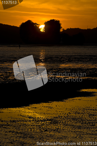 Image of Sunset at the Andaman Sea