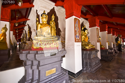 Image of Golden buddhas