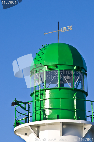 Image of Green lighthouse