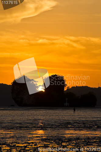 Image of Sunset at the Andaman Sea