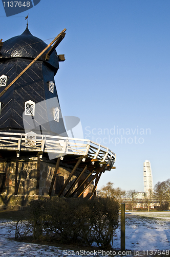 Image of Windmill and Turning Torso