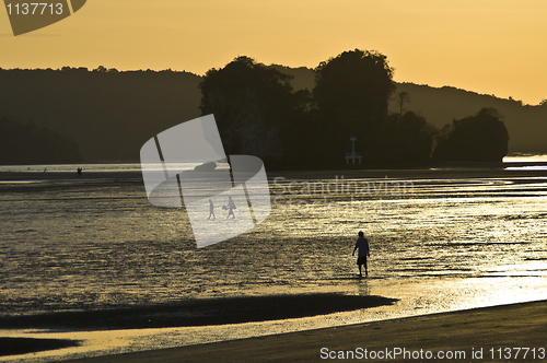 Image of Sunset at the Andaman Sea