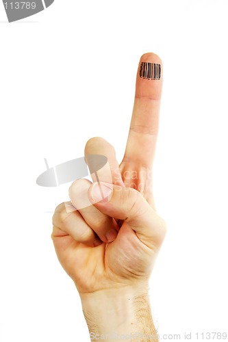 Image of Bar Code Finger