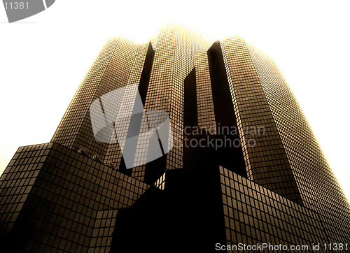 Image of Business building - Paris. - Analog capture.