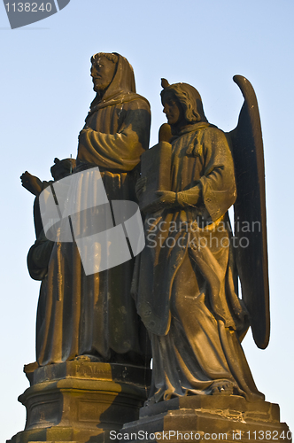 Image of Statue at the Charles bridge