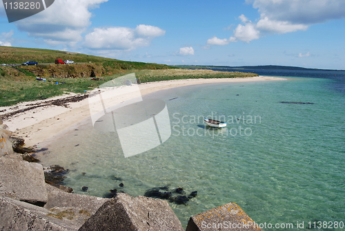 Image of Beautiful beach on Orkney