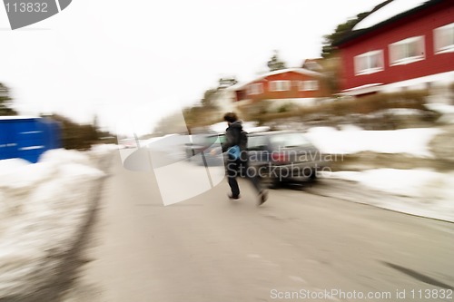 Image of Running Motion Blur