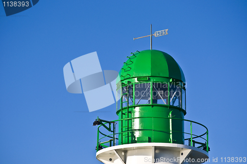 Image of Green lighthouse