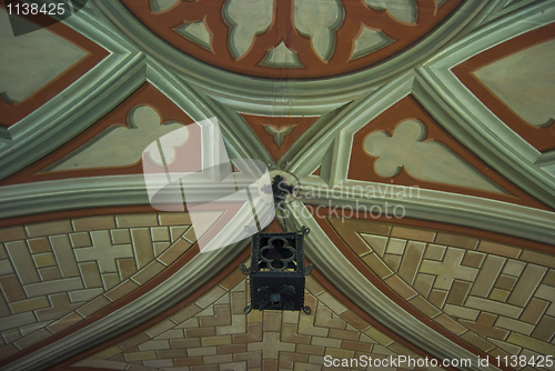 Image of Ceiling of the Italian Chapel