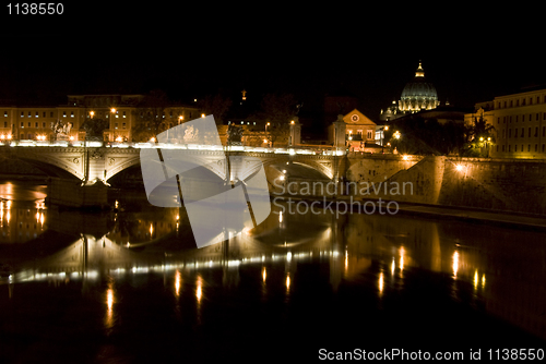 Image of Rome at night