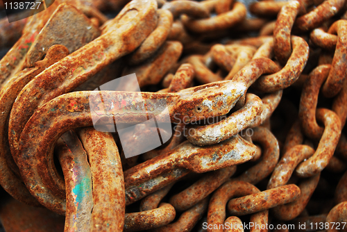 Image of Rusty chains