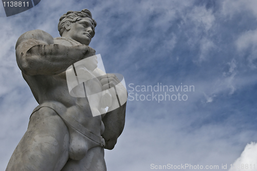 Image of Athlete holding a towel